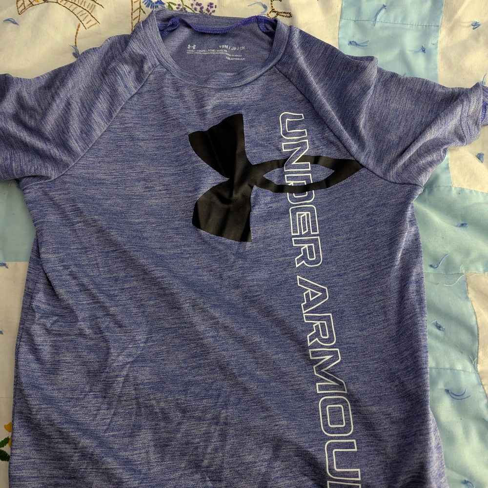 Under Armour Blue Athletic T-Shirt